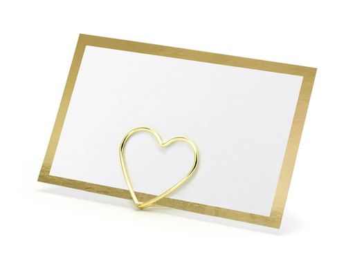 Wizytówki na stół Ramka - 9,5 x 5,5 cm - 10 szt.