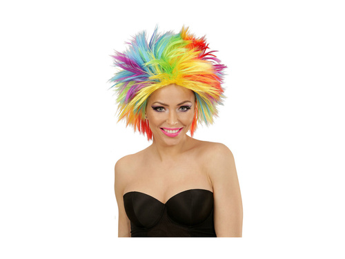 Peruka „Rainbow Punk”