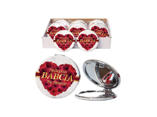Lusterko kieszonkowe Najlepsza Babcia na świecie