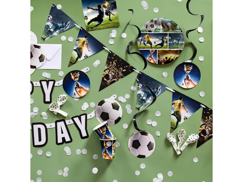 Dekoracja wisząca Piłka Nożna - 6 szt.