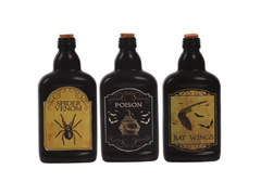 Fiolki buteleczki na Halloween - 19 cm - 1 szt.