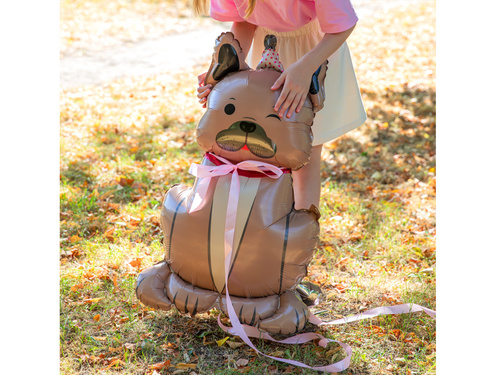 Balon foliowy stojący Pies Buldog- 60x98 cm - 1 szt.