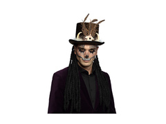 Kapelusz Voodoo Buluku z włosami