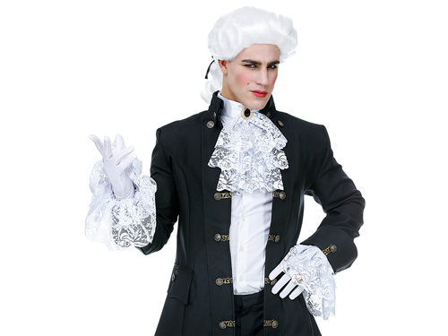 Żabot koronkowy z mankietami - 3 szt.