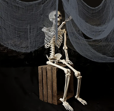 Szara siatka na Halloween - 76 x 300 cm - 1 szt.