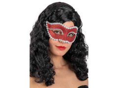 Maska karnawałowa czerwona