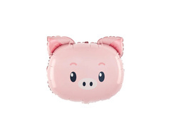 Balon foliowy Świnka - 56 x 52 cm- 1 szt.