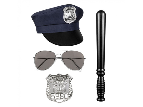 Zestaw policyjny - 4 elem.