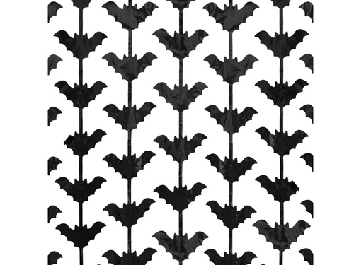 Kurtyna na halloween - zasłona na drzwi Nietoperze - 100 x 200 cm