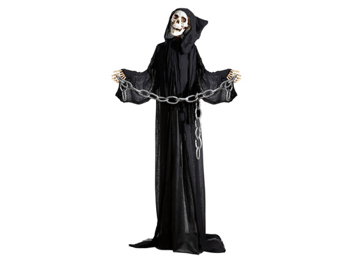 Dekoracja stojąca Ponury Żniwiarz - czarny - 162 cm - 1 szt.