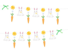 Girlanda Króliki Wielkanocne - 240 cm - 1 szt.
