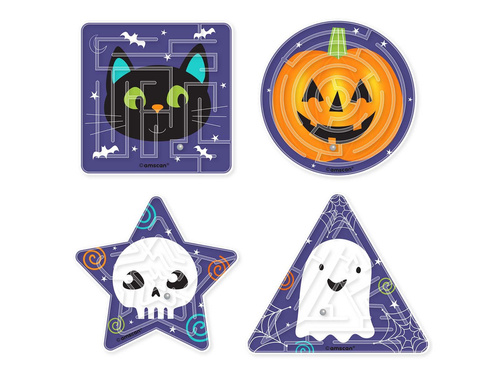 Zabawki Labirynt na Halloween - 4 szt.