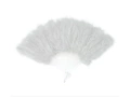 Wachlarz z piór biały - 1 szt.