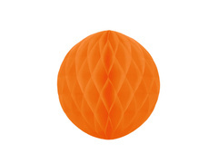 Dekoracja wisząca kula pomarańczowa - 10 cm - 1 szt.