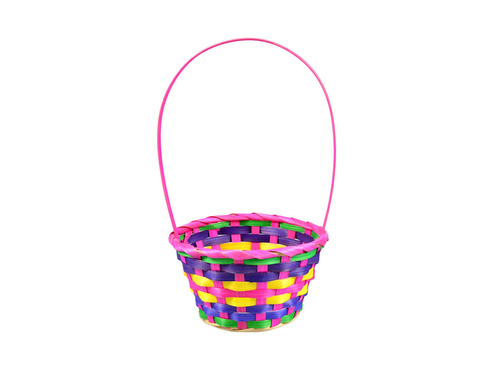 Kolorowy koszyk wielkanocny - 15 x 28 cm - 1 szt.