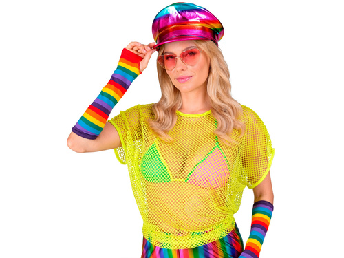 Koszulka kabaretka neonowa żółta - 1 szt.