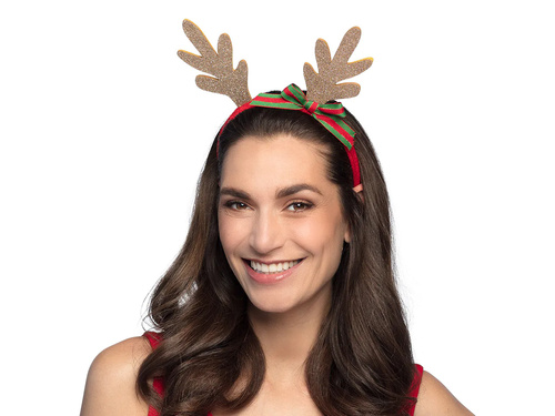 Opaska Rogi Renifera złote - 1 szt.