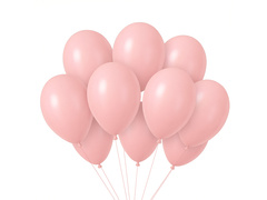Balony lateksowe pastelowe różowe - 10 szt.