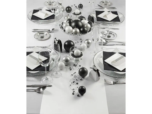 Satyna gładka - biała - 36 cm x 9 metrów