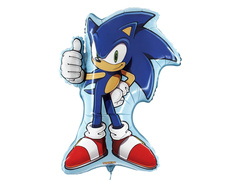Balon foliowy Sonic - 49x64 cm - 1 szt