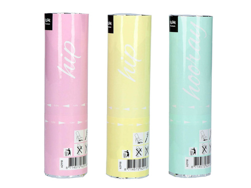 Zestaw tub strzelających w trzech pastelowych kolorach - 15 cm - 3 szt.