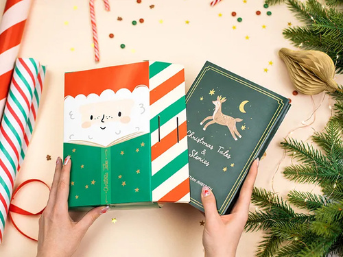 Pudełko prezentowe Mikołaj - 1 szt.