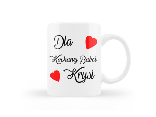Kubek personalizowany na dzień babci - 330ml