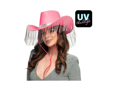 Kapelusz kowbojski Showgirl różowy