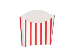 Pudełka na łakocie w biało-czerwone paski - 8 szt.