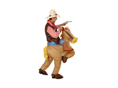 Strój kowboja na koniu