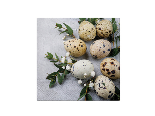 Serwetki wielkanocne Jajeczka przepiórcze - 33 cm - 20 szt.
