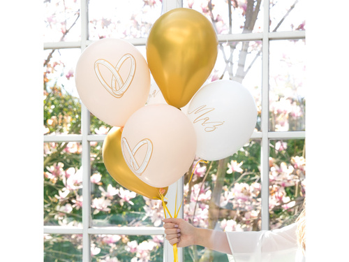 Zestaw balonów lateksowych na Wesele - 30 cm - 6 szt.