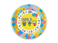 Talerzyki papierowe na urodziny Kicia Kocia - 18 cm - 6 szt.