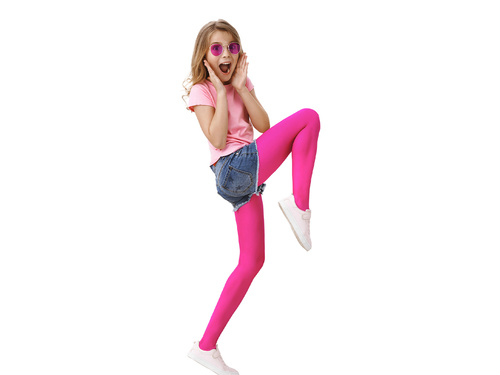 Rajstopy dziecięce - fuksja - 1 para