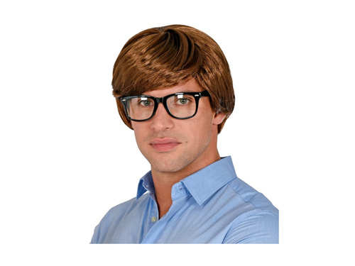 Brązowa peruka dla mężczyzny