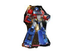 Balon foliowy do patyka Transformers Optimus Prime - 28 x 20 cm - 1 szt.