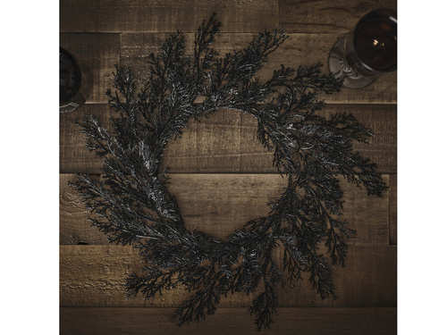 Podstawki pod talerz z czarnymi gałązkami - 40 cm - 4 szt.