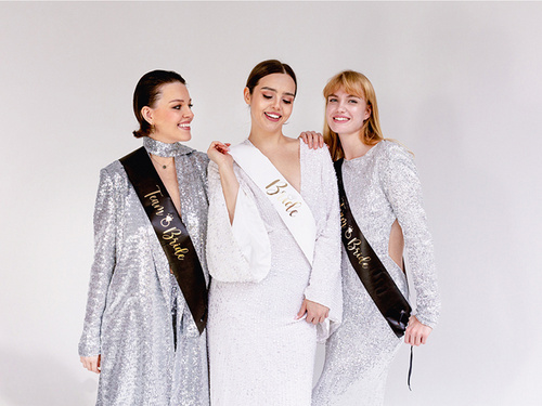 Szarfy Team Bride i Bride - 6 szt.