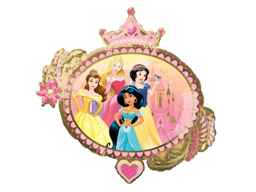 Balon foliowy Princess - 86 x 81 cm - 1 szt.