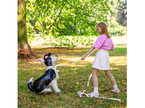 Balon foliowy stojący Pies Border Collie - 76x92 cm - 1 szt.