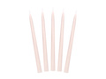 Świeca stożkowa matowa nude - 24 cm - 10 szt.