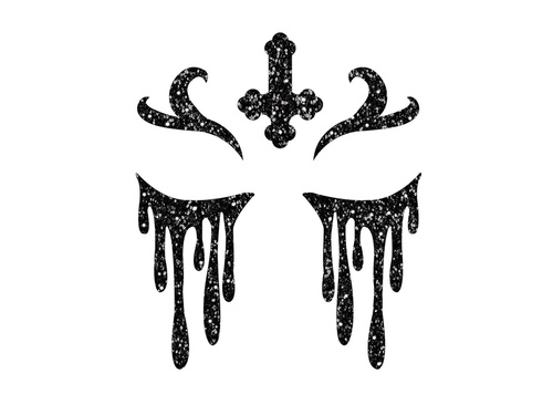 Samoprzylepne naklejki na twarz Zakonnica