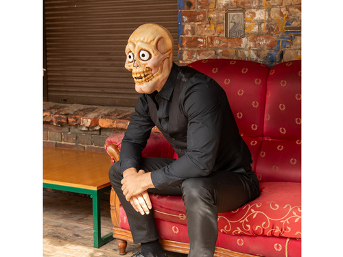 Maska Czaszka na Halloween - 22x28,5 cm - 1 szt.