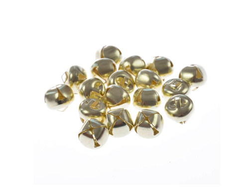 Dzwoneczki złote - 1,5 cm - 36 szt.