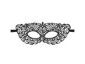 Maska Tajemnica koronkowa czarna - 1 szt.