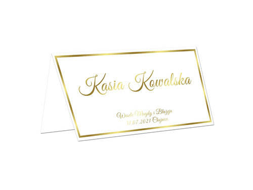 Winietki personalizowane składane - 15 szt.