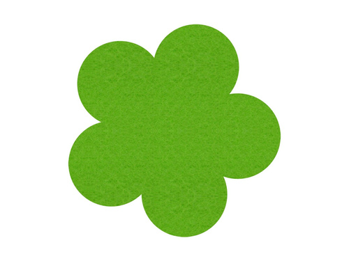 Podstawka pod kubek - Kwiatek - 10 cm - 4 szt.