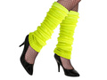 Ocieplacze na nogi żółte neonowe