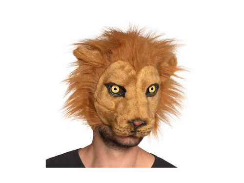 Maska pluszowa Lew