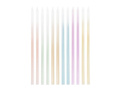 Świeczki urodzinowe ombre - 18 cm - 12 szt.